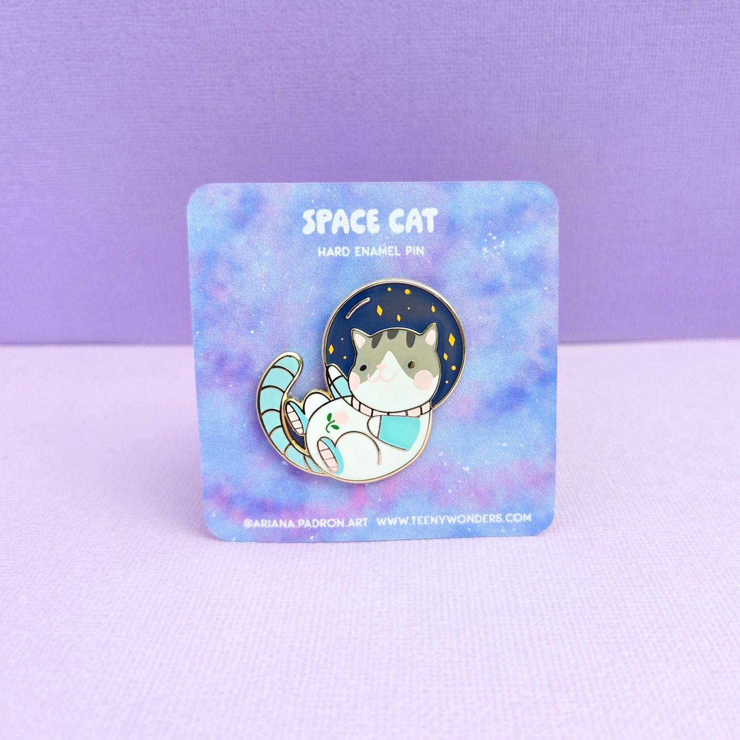 Space Cat Enamel Pin