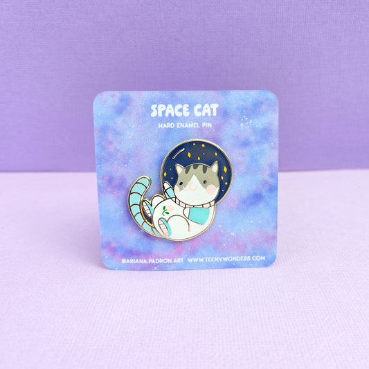 Space Cat Enamel Pin