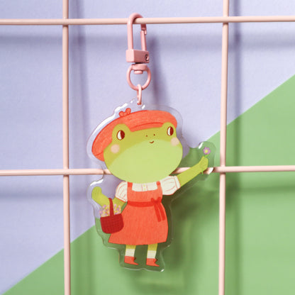 Frog Acrylic Keychain