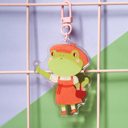 Frog Acrylic Keychain